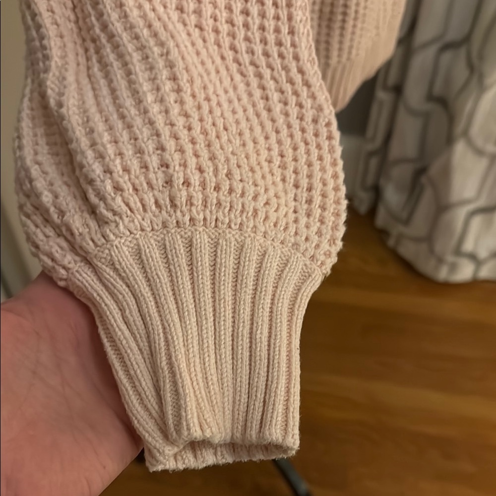 J. Crew Factory Women's Pink V-Neck Sweater - Picture 4 of 5